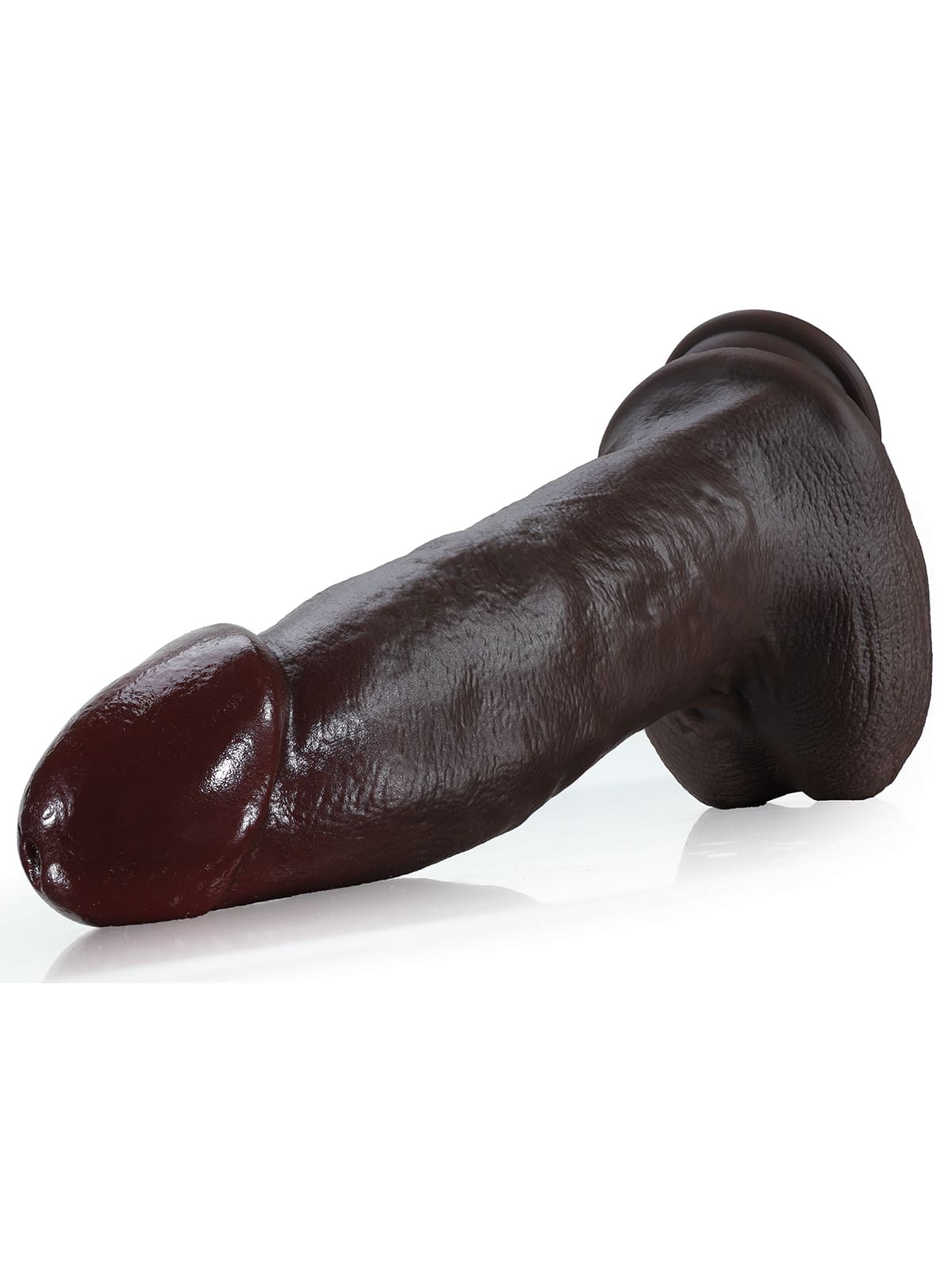 9.4" x 2.2" Black Thick 3 Modes High Frequency Pulsating Dildo