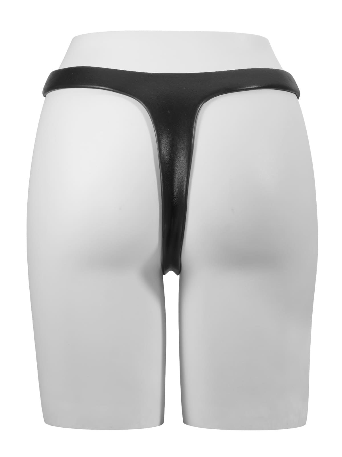 Correa de silicona con consolador anal vibrador para consolador con ventosa (consolador reemplazable no incluido)