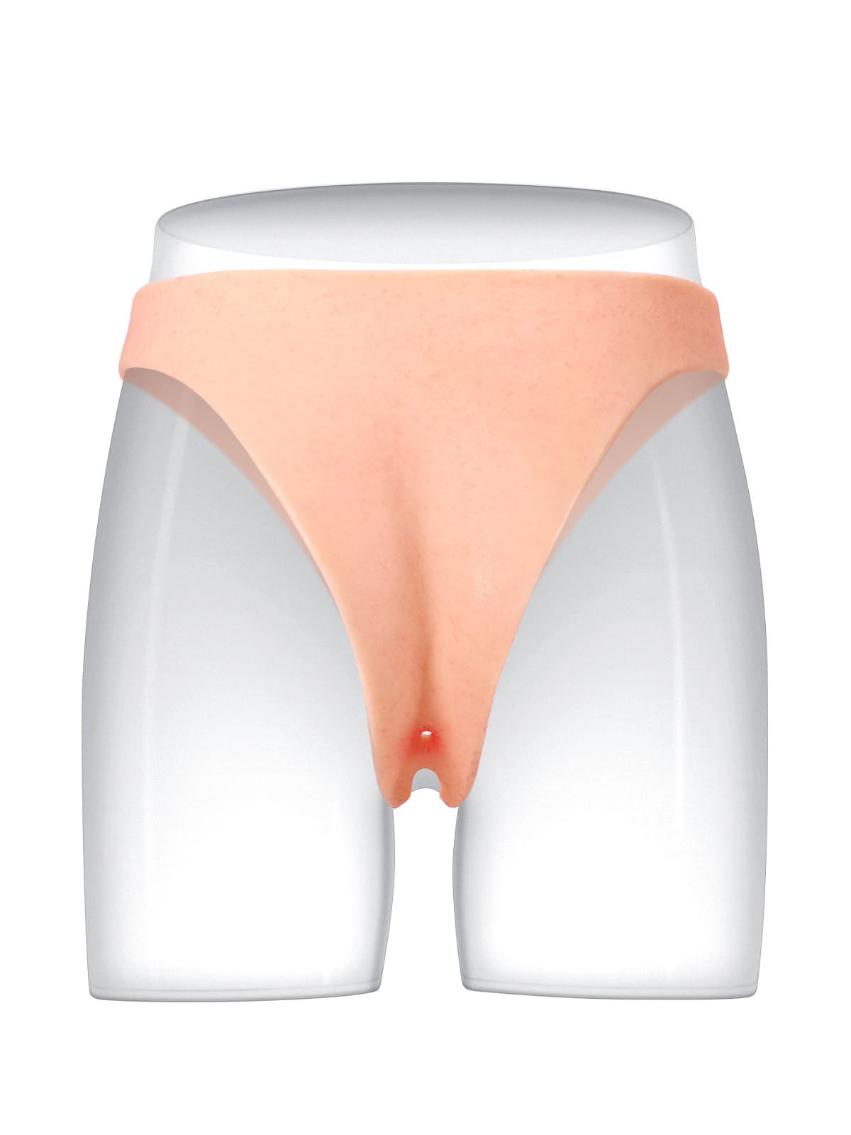 7.8" x 2" Wearable Hollow Strap-On Dildo For Women • For Men • Penis Extension • ED Cock Sleeve