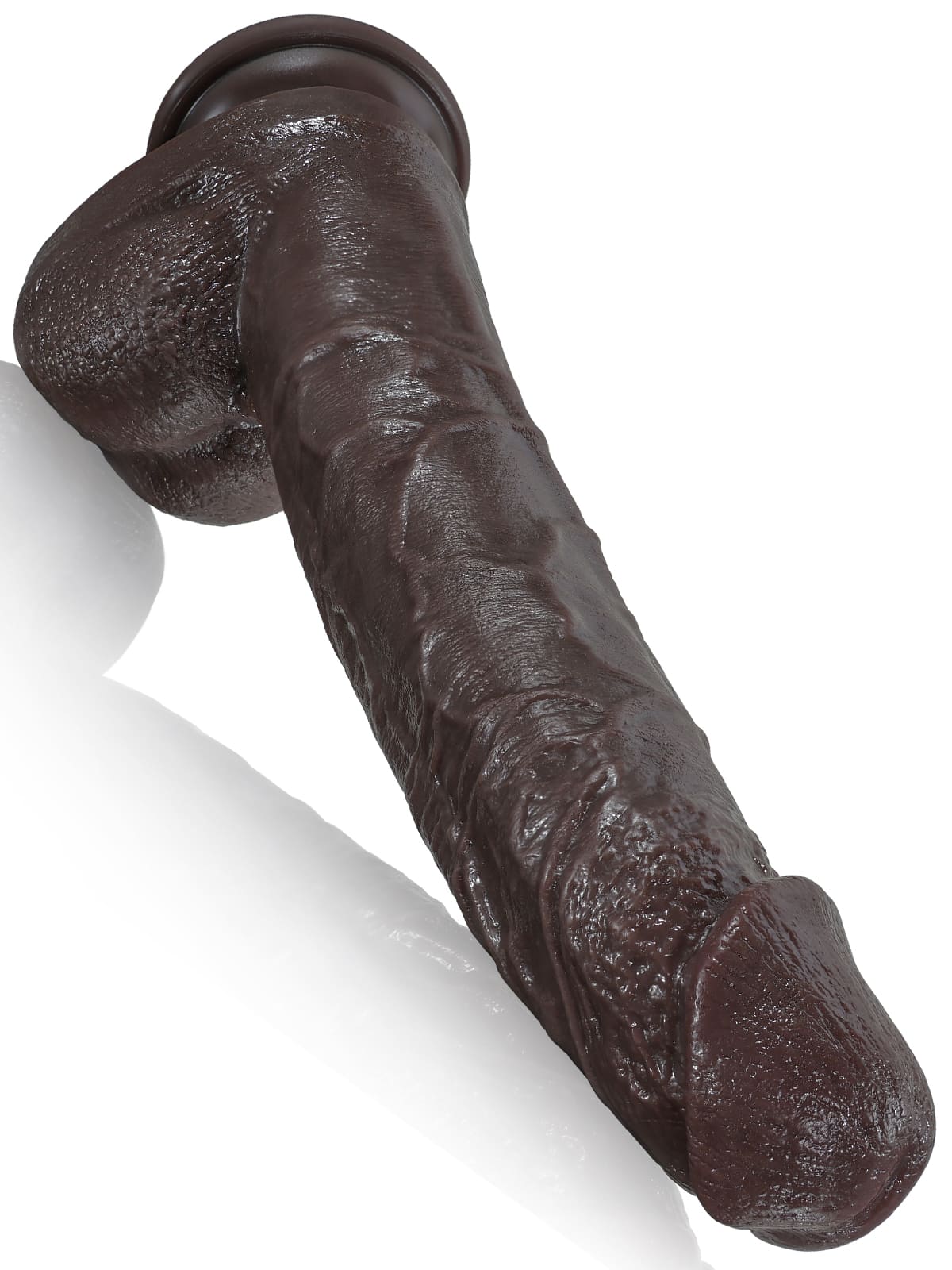 Consolador enorme negro de doble densidad Doctor de 25 x 4 cm