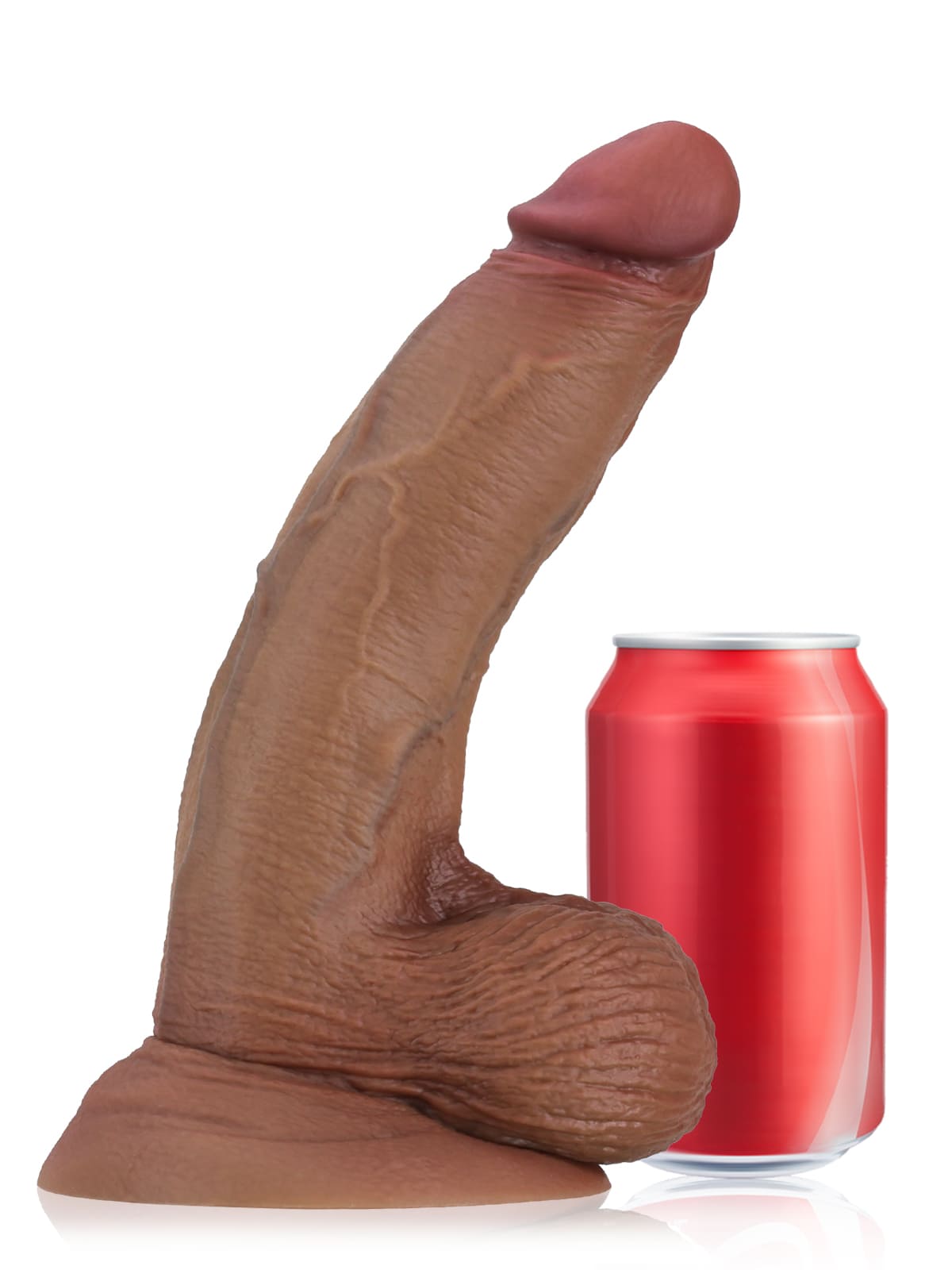 Dochtúir 10" x 1.6" Dildo Dual-Dlúis Ollmhór Dubh