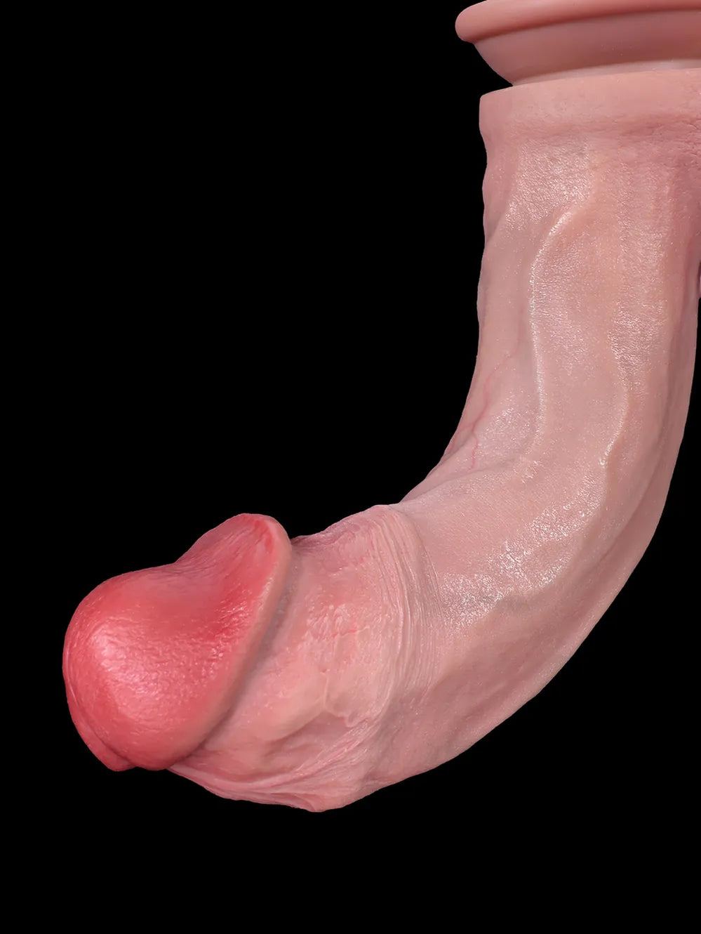 Machete | 9.4" x 2.2" - Flesh G Spot Curved Dildo With Metal Keel
