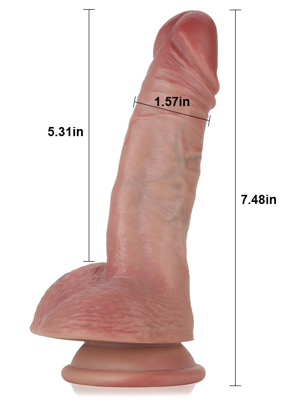 Mike | 7.5" x 1.6" - Softes Flesh Like Dildo Small Realistic Dildos
