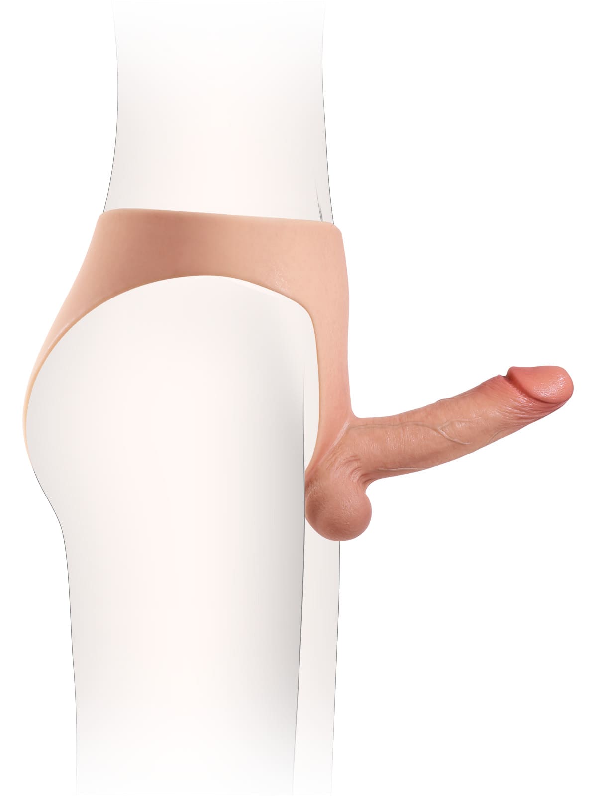 Oscar 6.8" x 1.7" Realistic Life Like Soft Cyber Skin Strap On Dildo