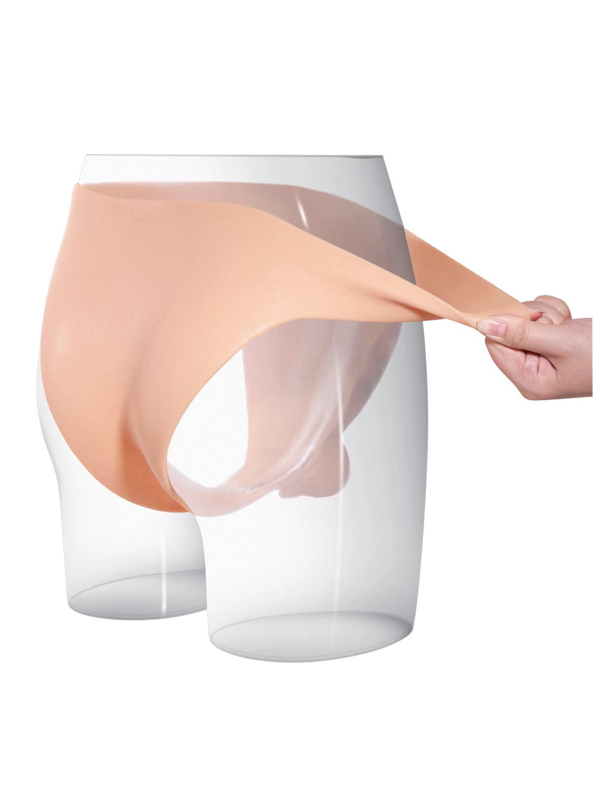 6.8" x 1.7" Realistic Life Like Soft Cyber Skin Strap On Dildo