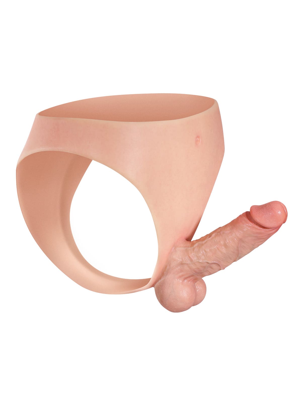 6" x 1.7" Realistic Life Like Soft Cyber Skin Strap On Dildo