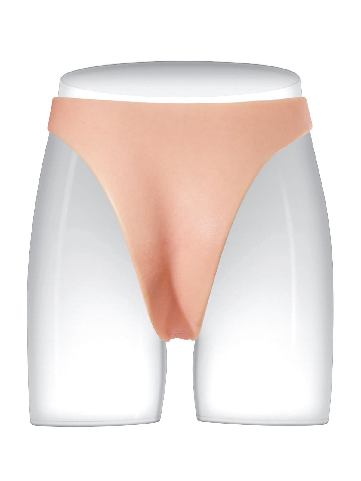 6" x 1.7" Realistic Life Like Soft Cyber Skin Strap On Dildo