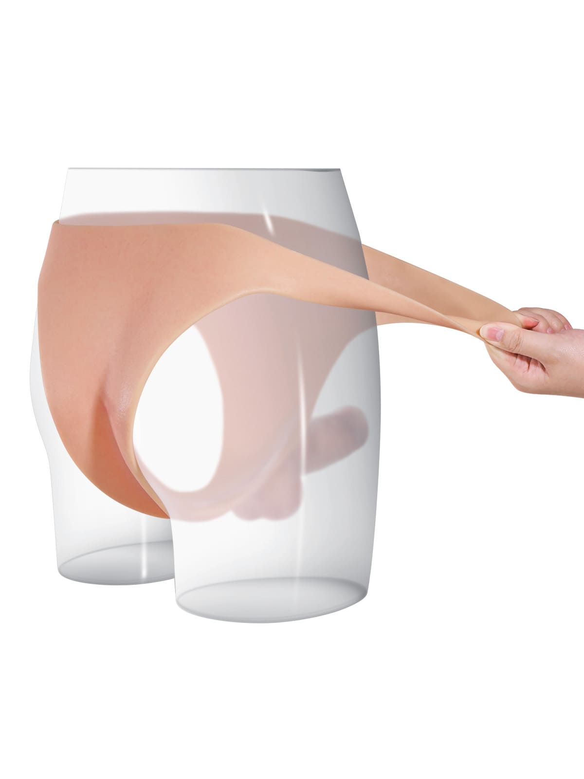 Owen 6.1" x 1.7" Realistic Life Like Soft Cyber Skin Strap On Dildo