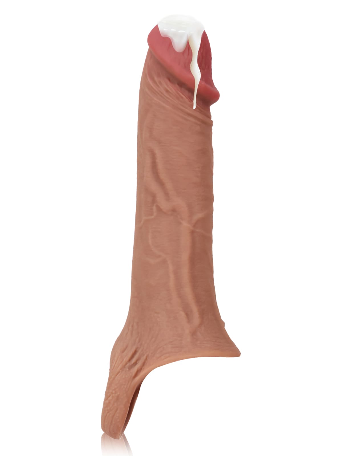 Perfect 8” Length x 5.9” Girth M/L Size Penis Sleeve With Ejaculatory Hole