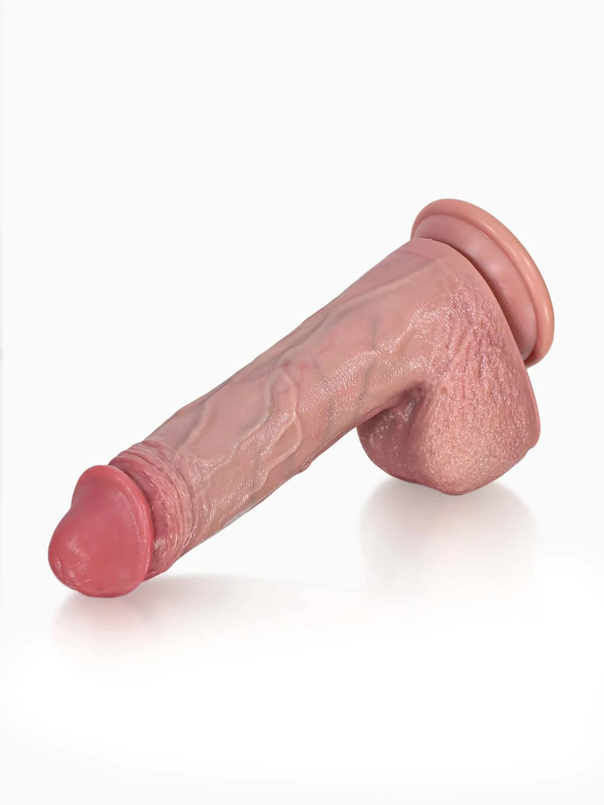 Leon | 8.8" x 1.8" Soft Thrusting Realistic Dildo with Heating and Vibration