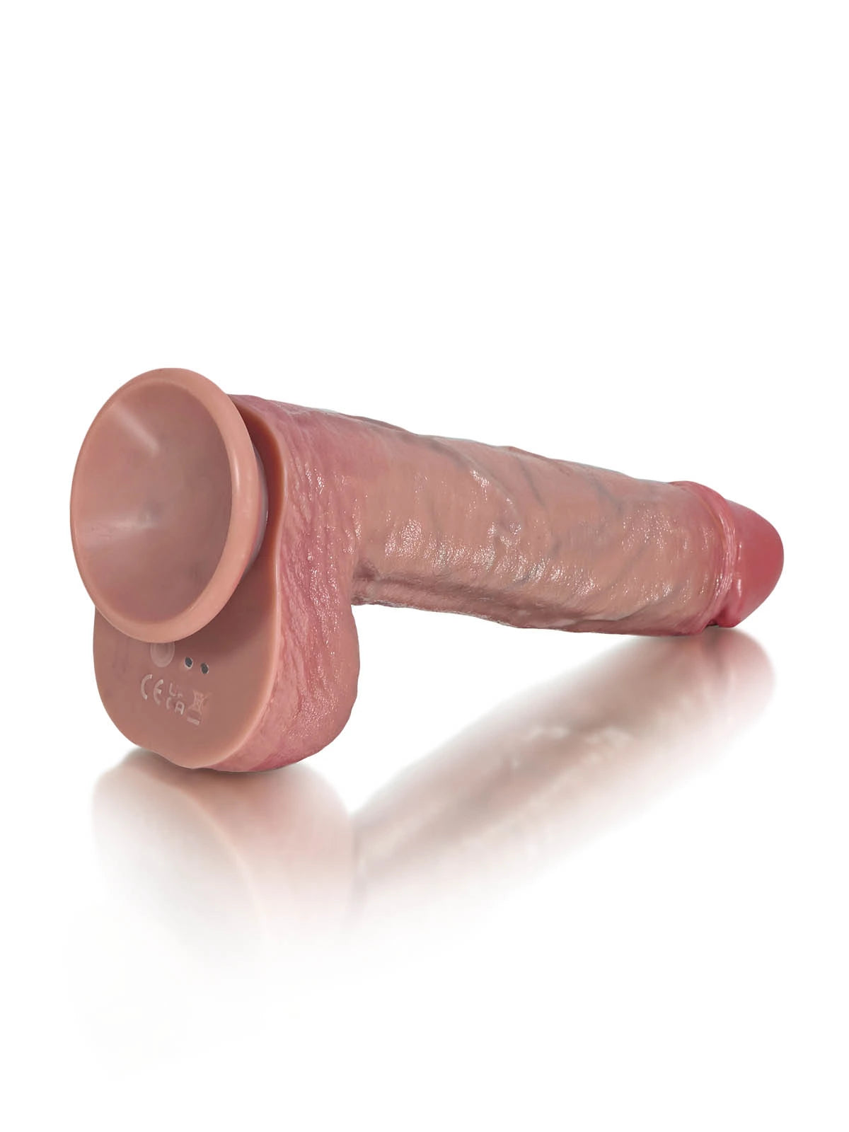 Dante | 9.8" x 2" Uncut Waterproof Realistic Thrusting Vibrating Heating Dildo