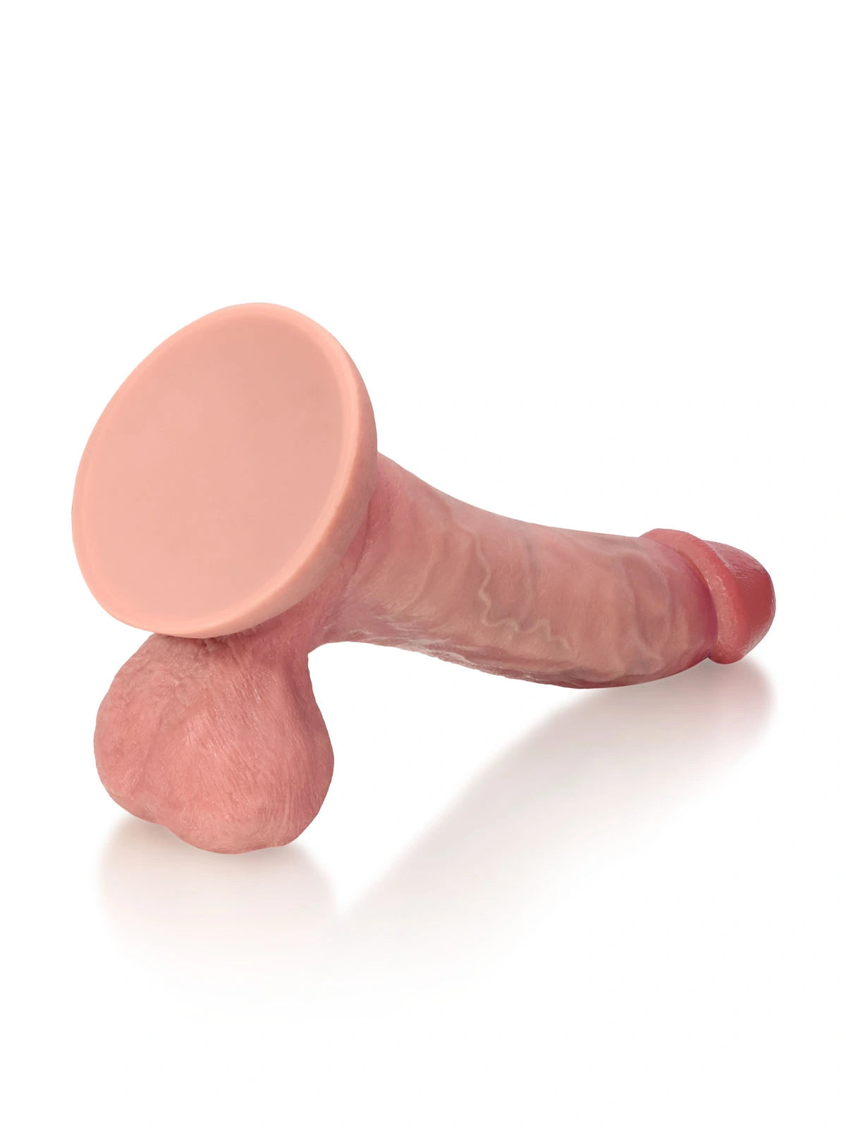 Jesse | 10" x 2" - Realistic Soft Dildo With Swinging Balls