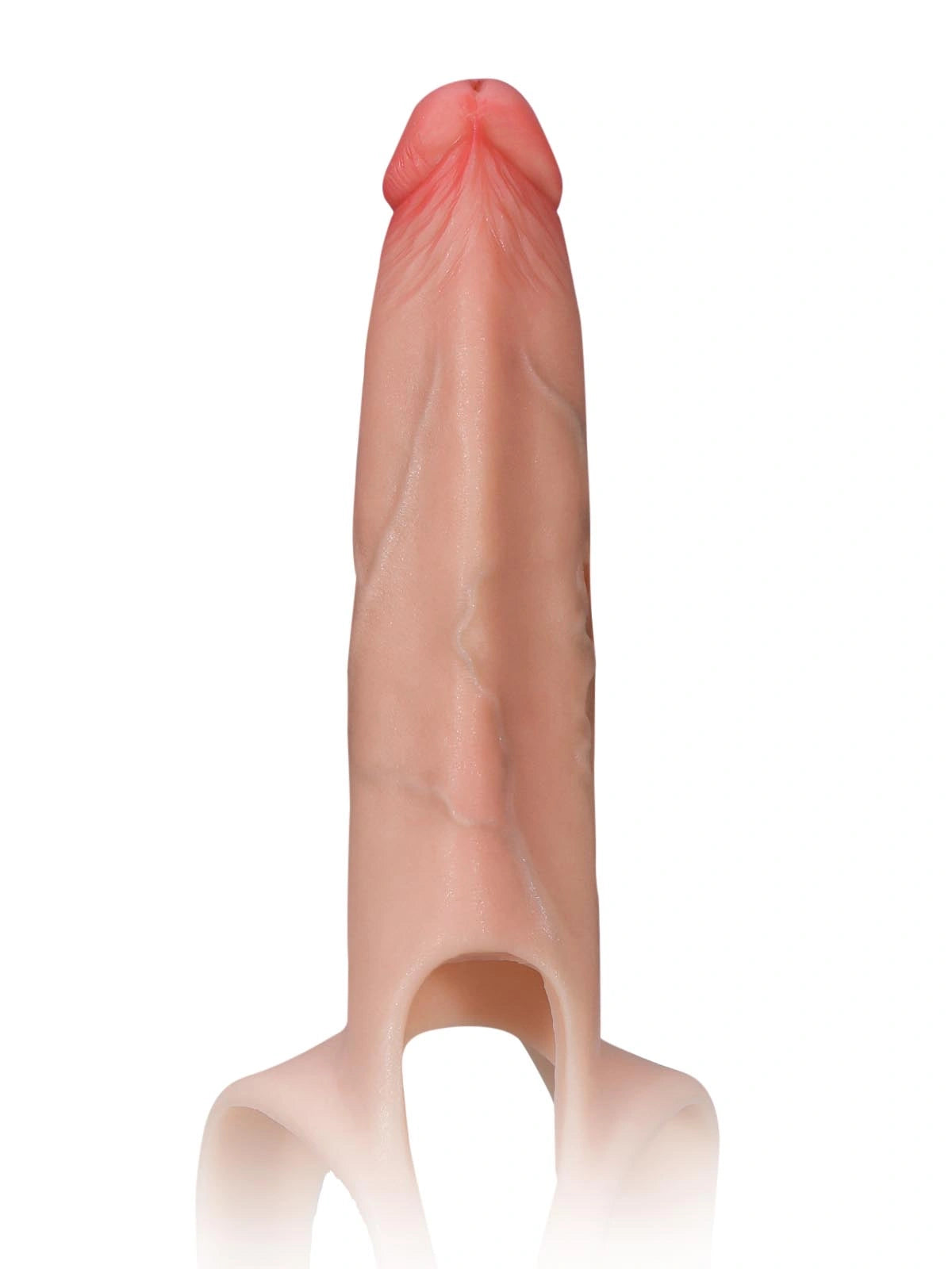 Emberfall | 7.5" x 2" Hollow Ultra Slim Open Ball Realistic Wearable Strap-On Dildo