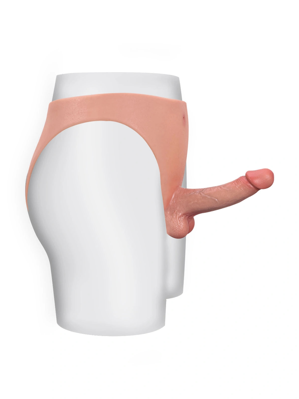 Arlo | 5" x 1.4" Lightweight Solid Strap On Dildo With Slim Secure Harness