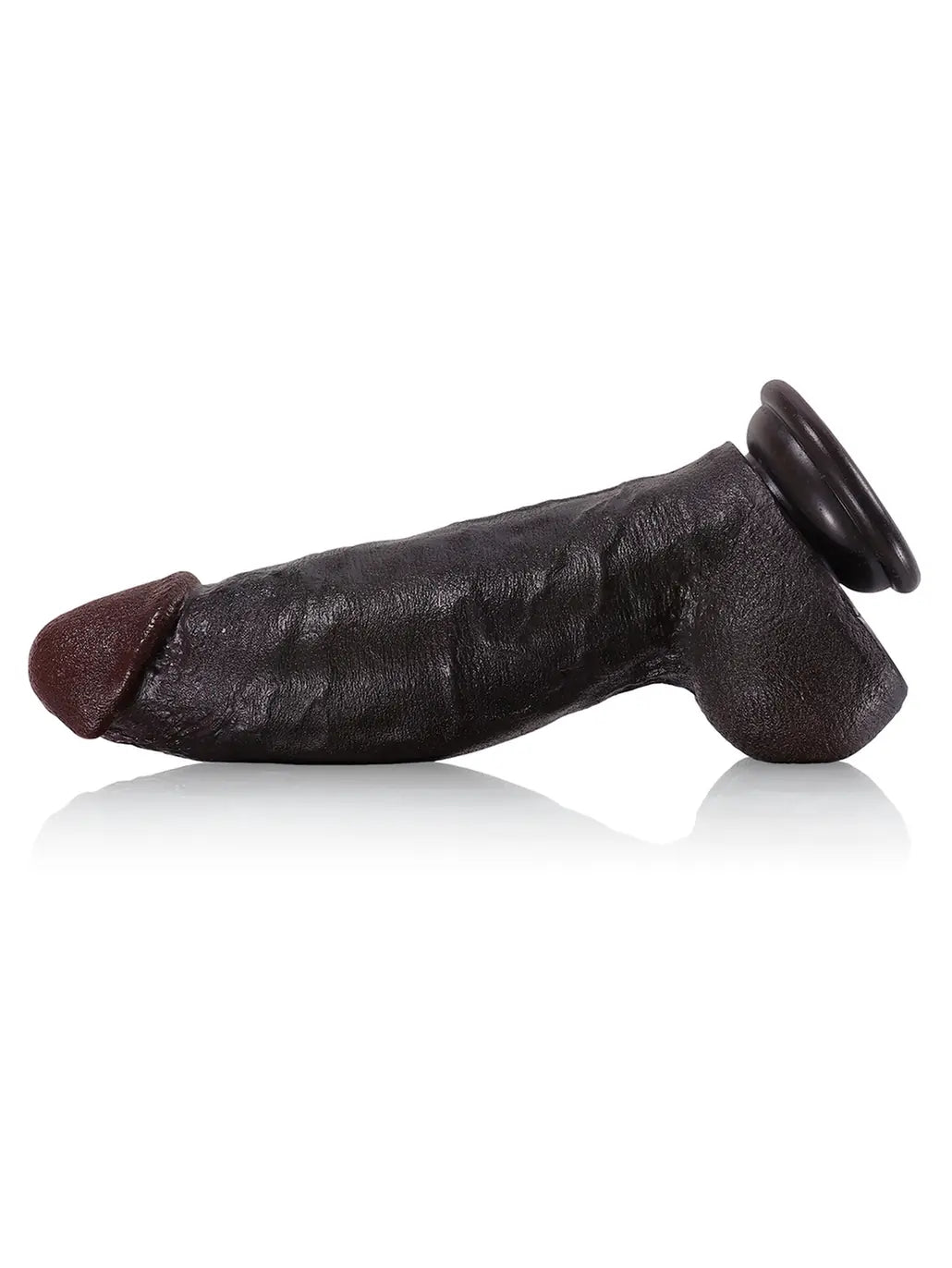 Kimi | 8.6" x 2.2" Realistic Soft Black Like Thick Short Fat Dildo