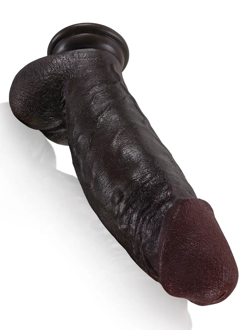 Kimi | 8.6" x 2.2" Realistic Soft Black Like Thick Short Fat Dildo