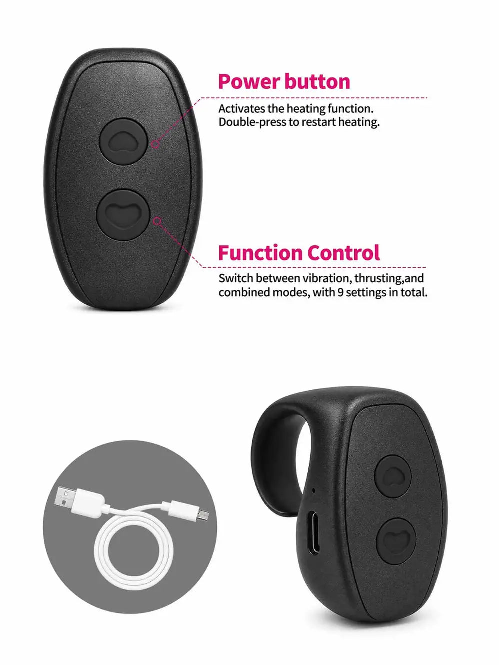 Ivan | 9.8" x 2" Hands-Free Thrusting Realistic Dildo — Vibrating, Warming & Waterproof