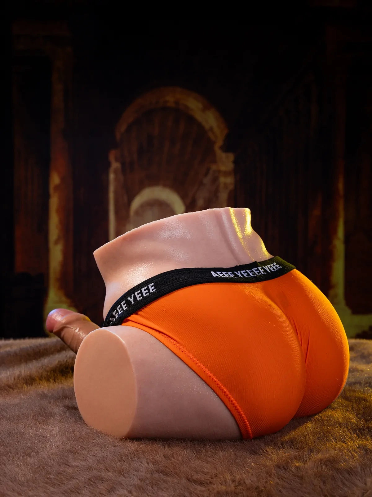 Kane | 7" x 1.59" Lifelike Torso Dildo with Soft Booty and Anal Channel