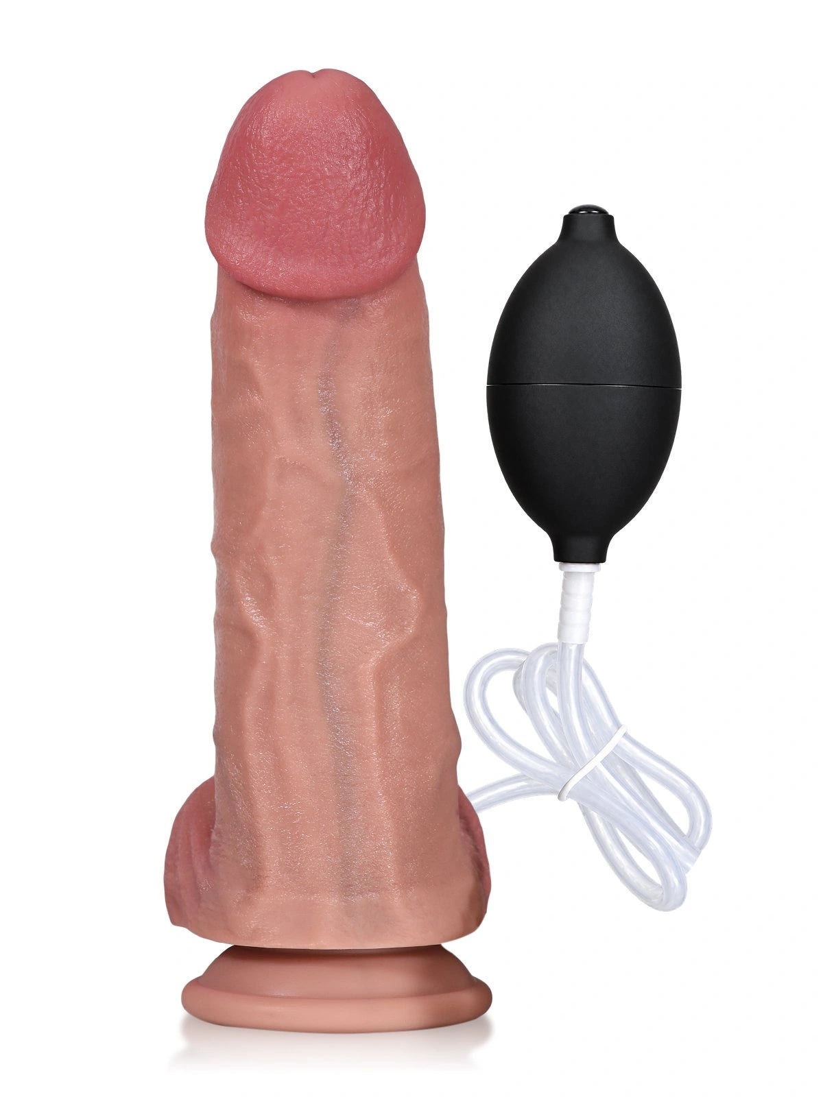 Mateo | 9.3" x 2.2" Squirting Realistic Dildo with Sliding Skin and Mushroom Head
