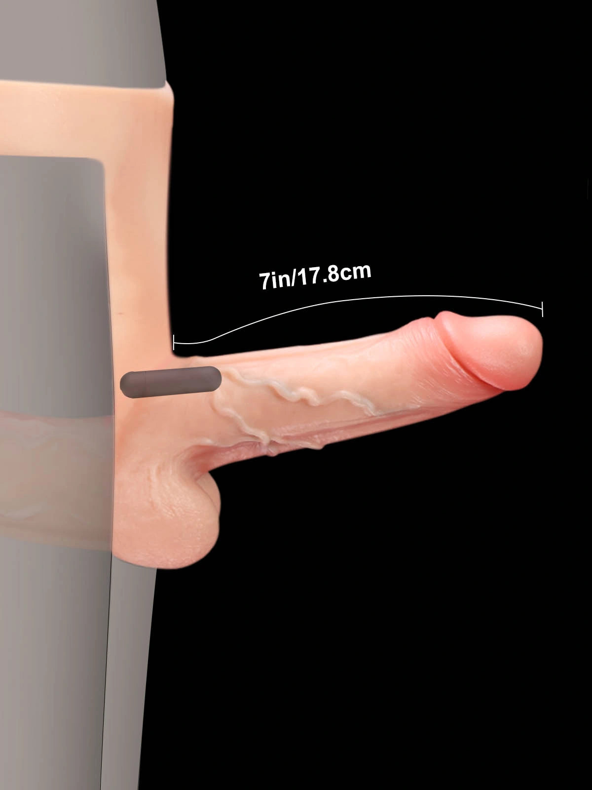 Zorvyn | Lifelike Silicone Strap-On Dildo with Double Realistic Shaft