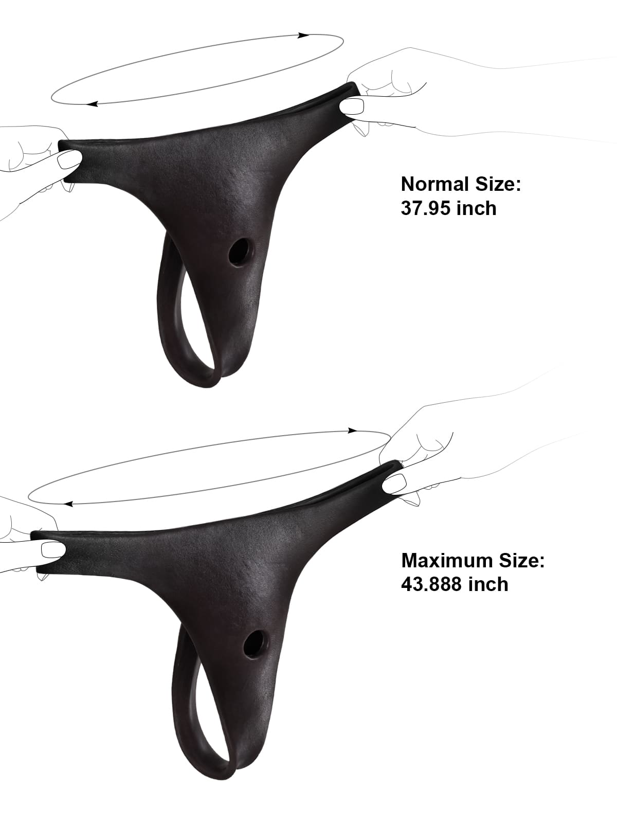 Correa de silicona con consolador anal vibrador para consolador con ventosa (consolador reemplazable no incluido)
