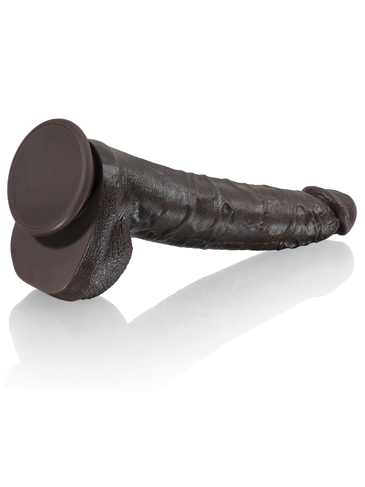 Doctor 10" x 1.6" Huge Black Dual Density Dildo