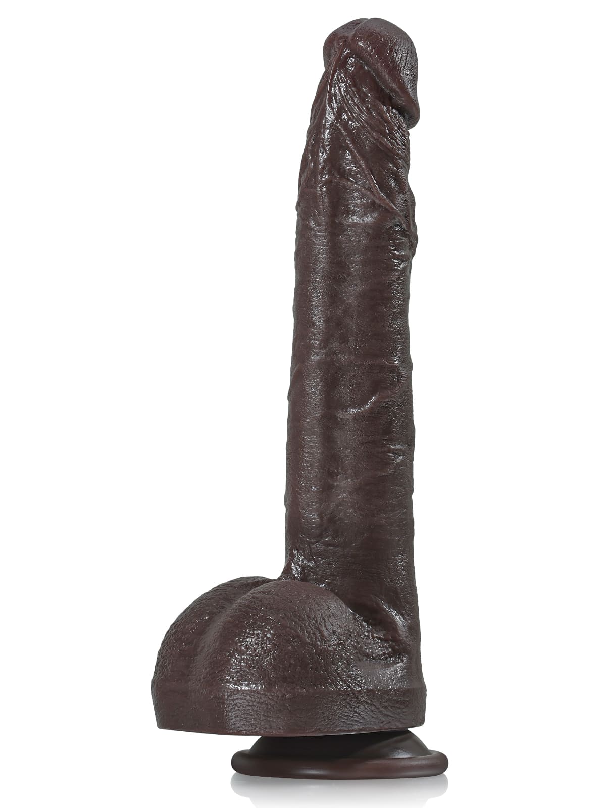 Doctor 10" x 1.6" Huge Black Dual Density Dildo
