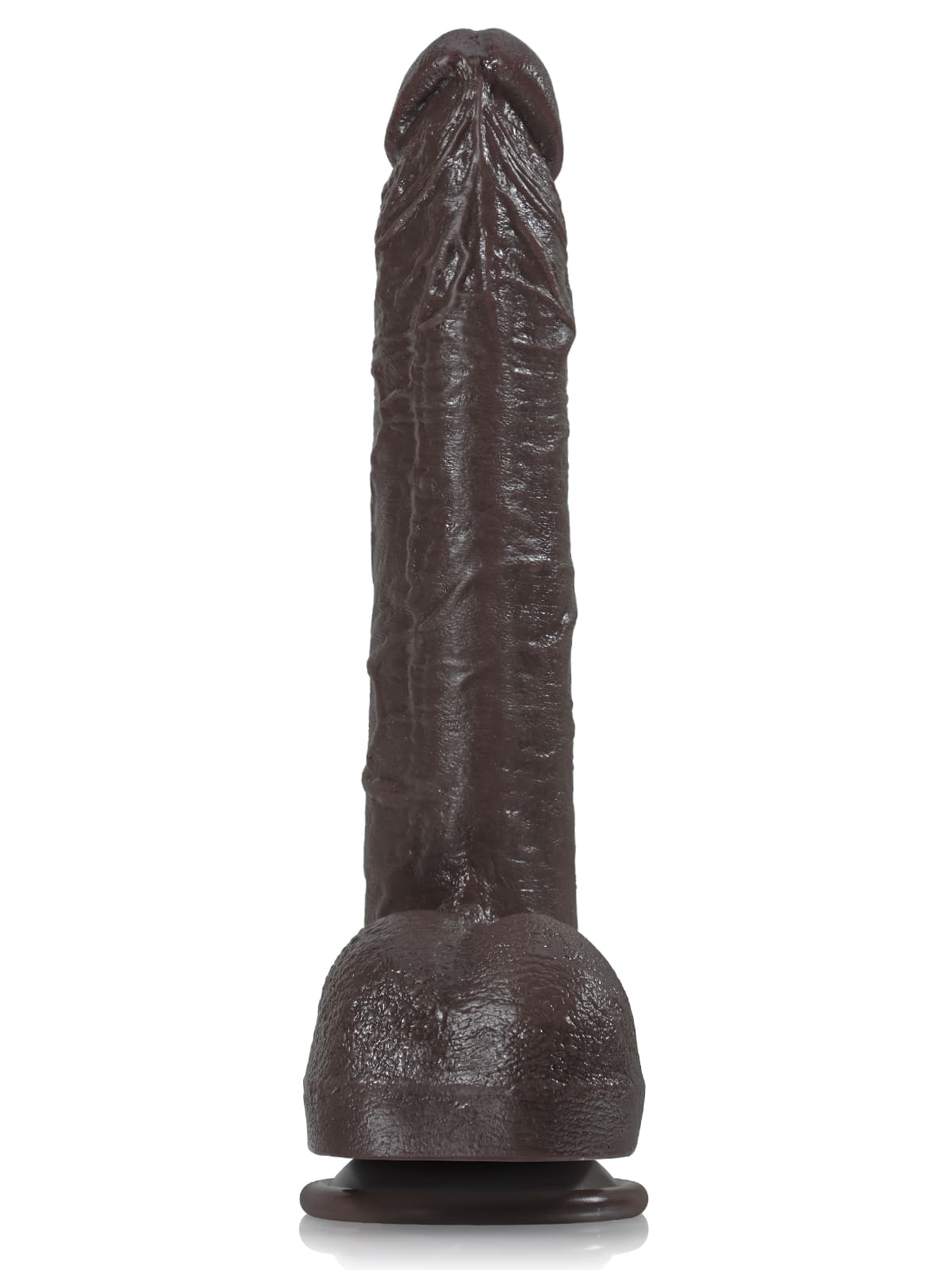 Doctor 10" x 1.6" Huge Black Dual Density Dildo