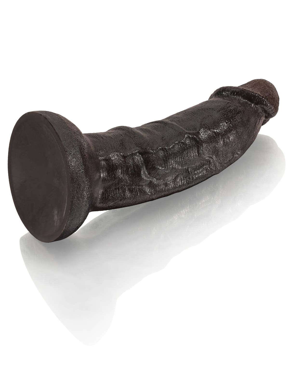 Fisher 8" X 1.9" Black Curved Dildo G Spot Realistic Dildo No Balls (L Size）