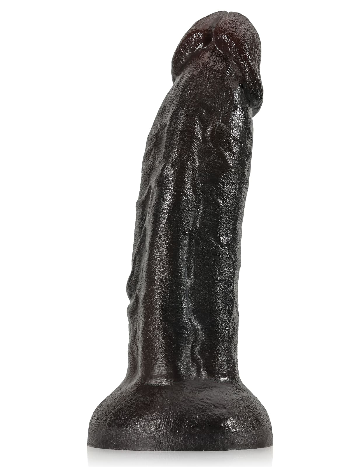 Fisher 8" X 1.9" Black Curved Dildo G Spot Realistic Dildo No Balls (L Size）