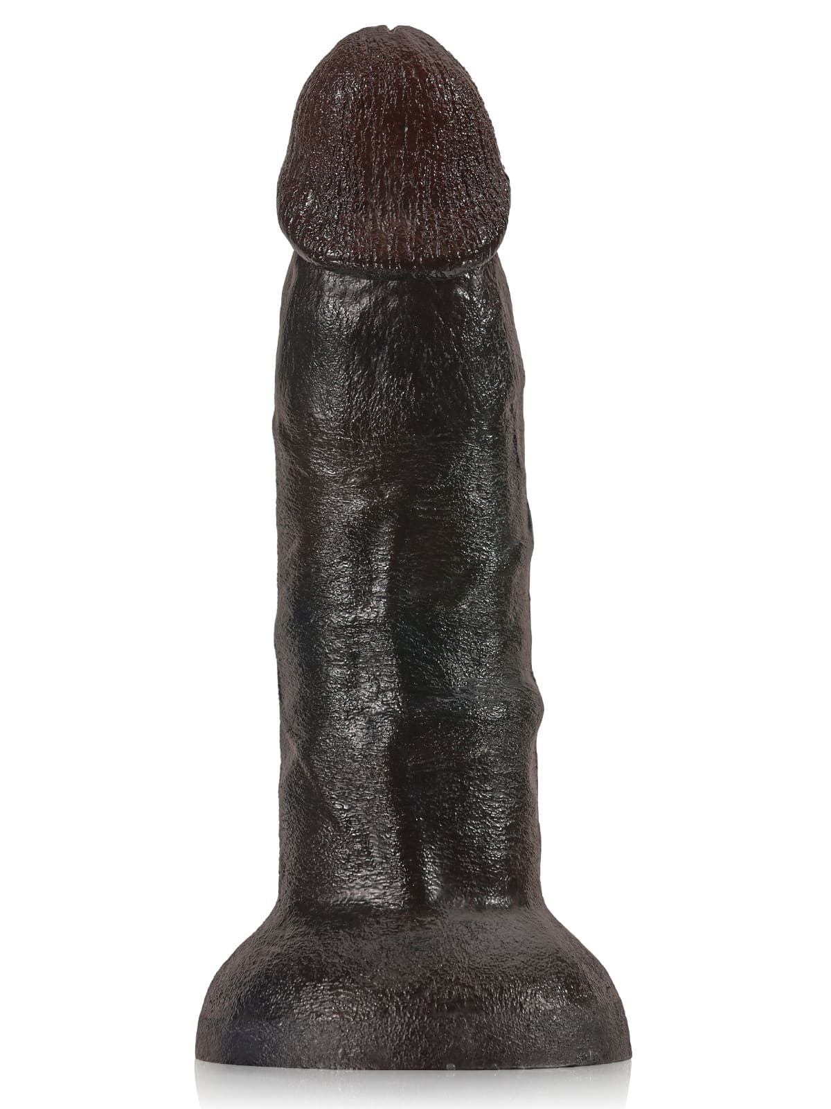 Fisher 8" X 1.9" Black Curved Dildo G Spot Realistic Dildo No Balls (L Size）