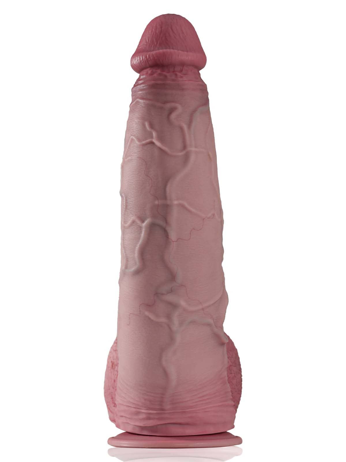 Galaxy 16" * 3.7" The World Huge Curved Anal Suction Cup Dildo