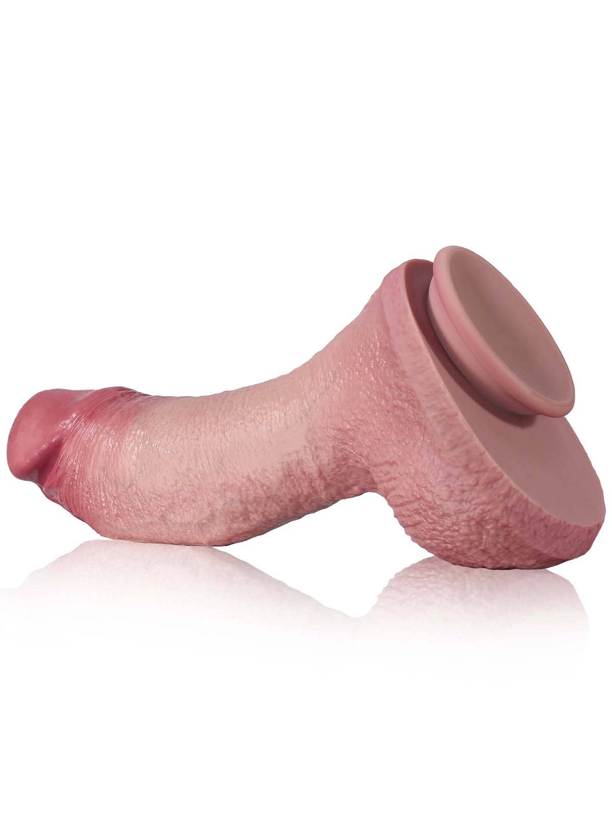 Jake 10.8" x 3" Extra Thick & Large Liquid Silicone Realistic Biggest Girth Anal Dildo