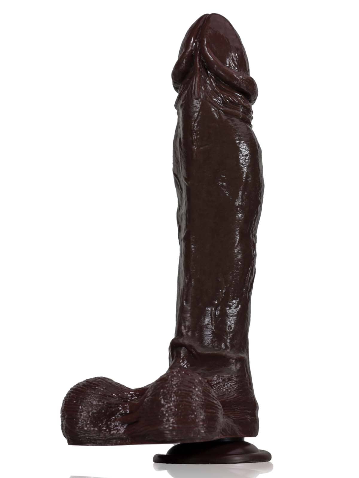 Jameson 10" x 2.2" Black Largest 3D 7 Modes Thrusting & 3 Modes Vibrating Dildo