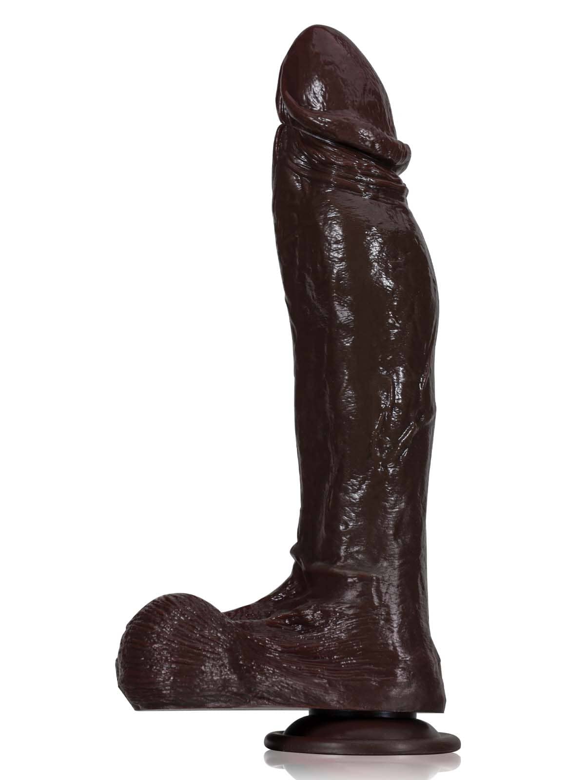 Jameson 10" x 2.2" Black Largest 3D 7 Modes Thrusting & 3 Modes Vibrating Dildo