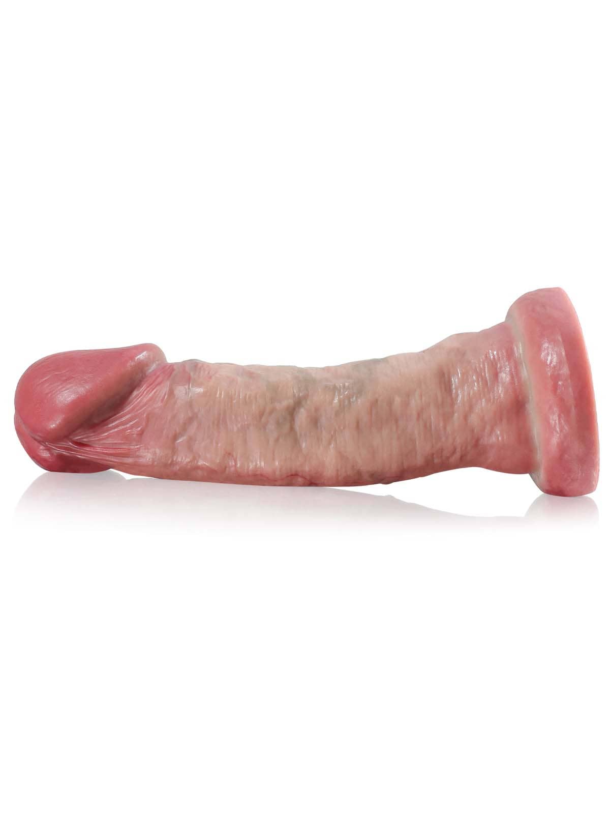 Lawyer 8.8" X 1.6" Realistic Soft Dildo No Balls Big Mushroom Head