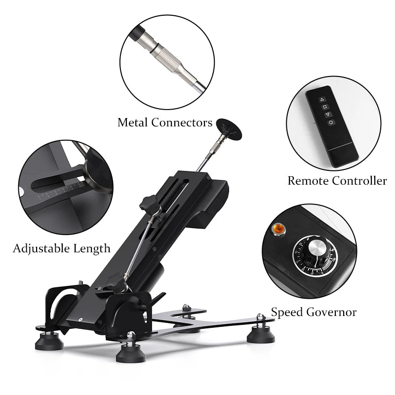 Vortex – Adjustable Stroke Sex Machine (3-15 cm) with Wireless Remote