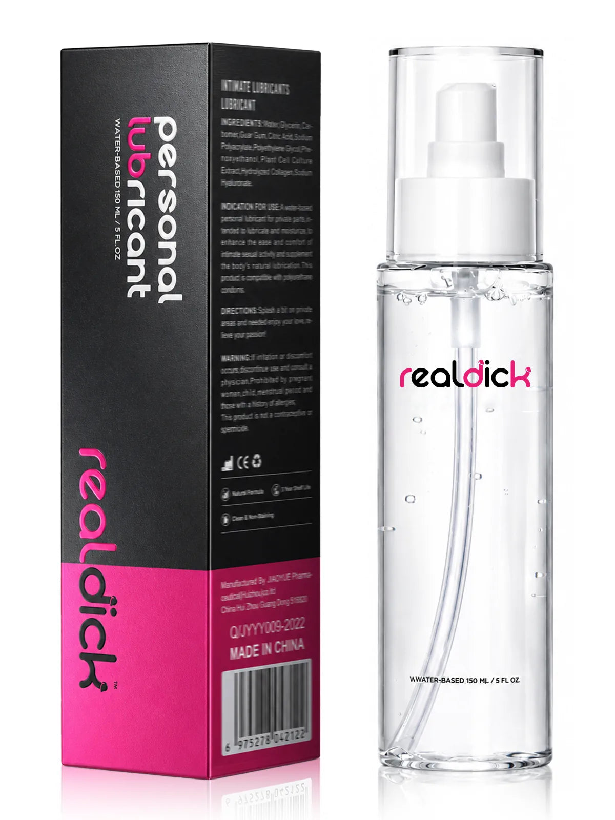 PureGlide | Perfect Glide Water-Based Lubricant for Realdick Dildo