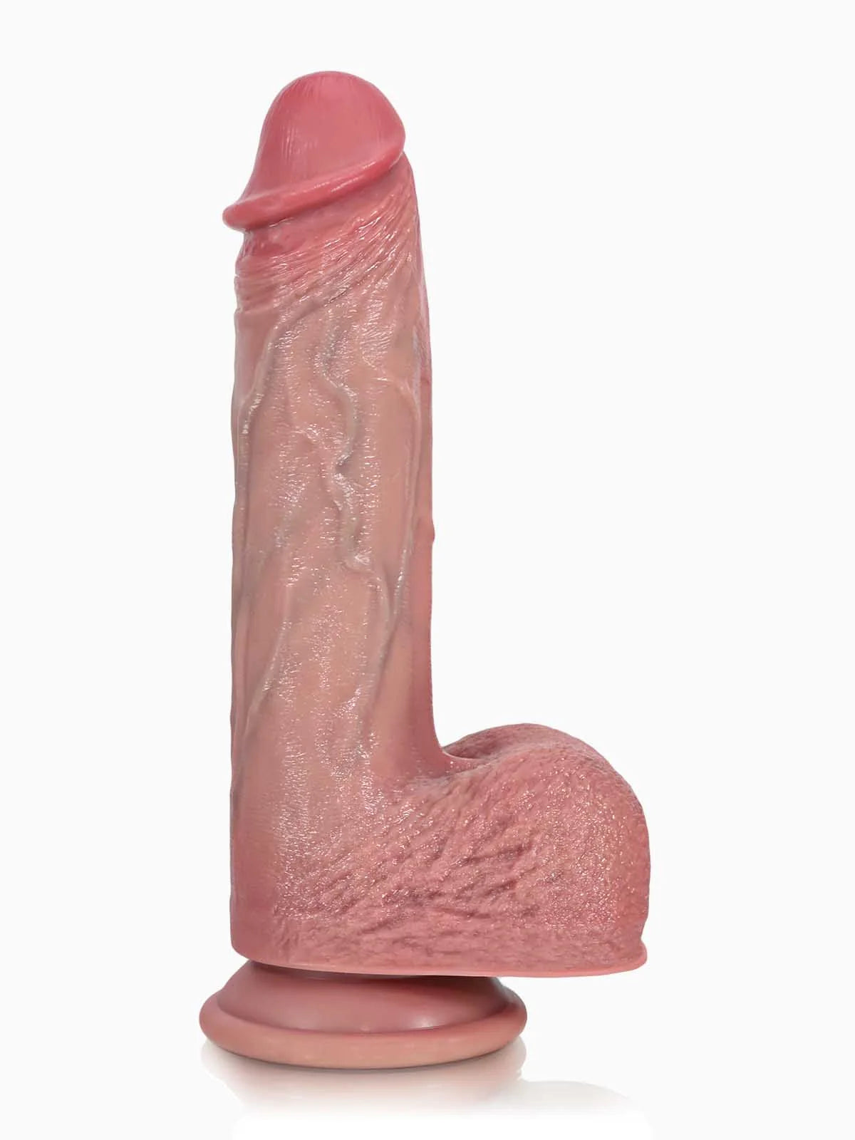 Leon | 8.8" x 1.8" Soft Thrusting Realistic Dildo with Heating and Vibration