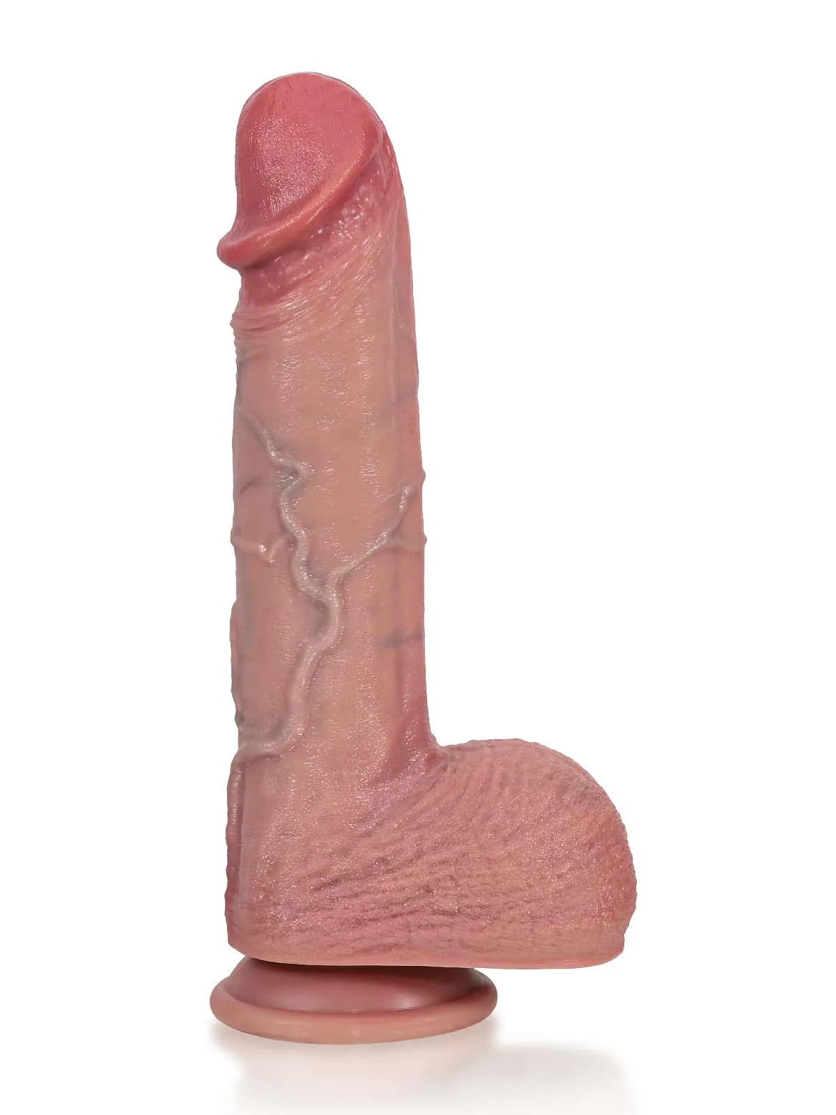 Ivan |  9.8" x 2" - Realistic Dildo with Upturned Head and Raised Ridge
