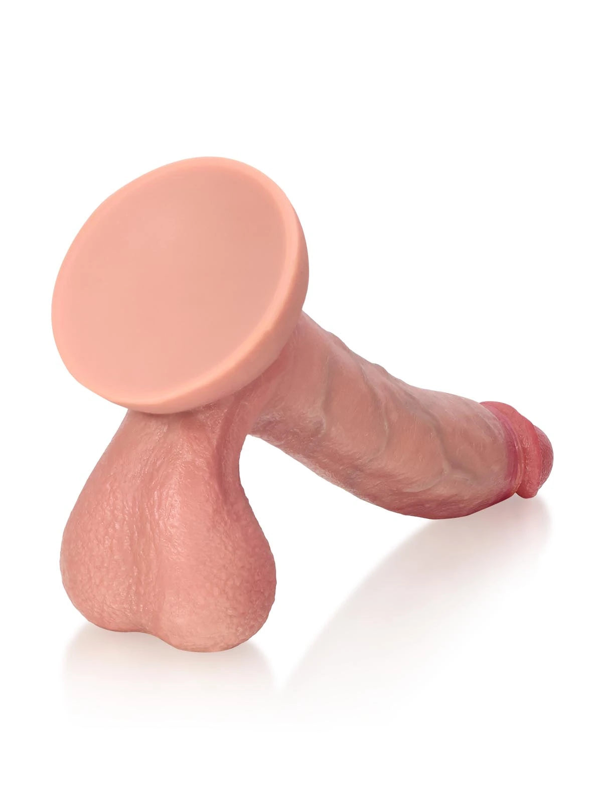 Caleb | 9" x 1.7" - Realistic Soft Dildo With Swinging Balls