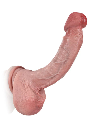 8.7" x 1.6" - Real Feeling Big Mushroom Head Glans Dildo