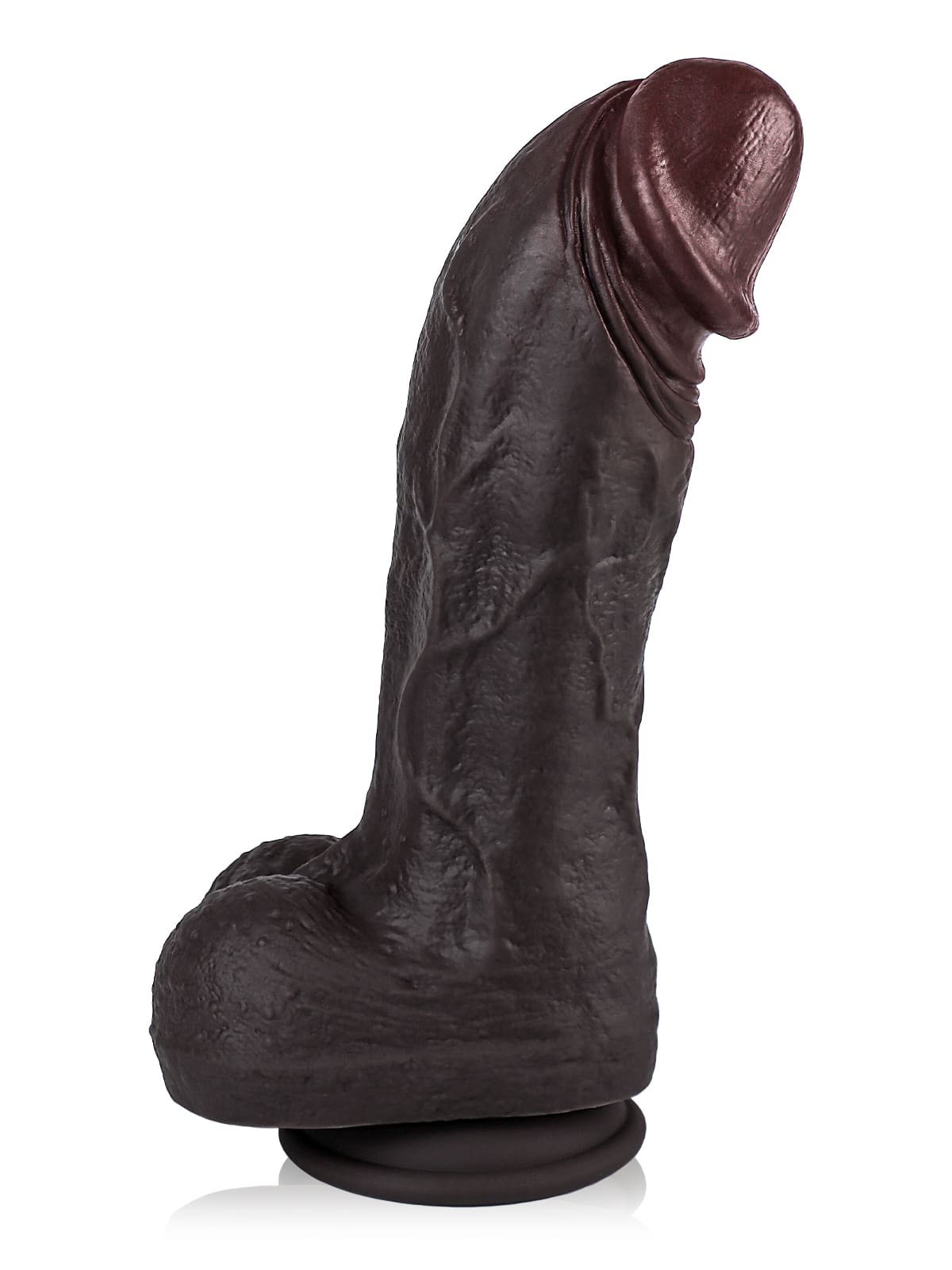 Ross 11" x 2.3" Ultra Lifelike Meaty Liquid Silicone G Spot Thick Real Dildo