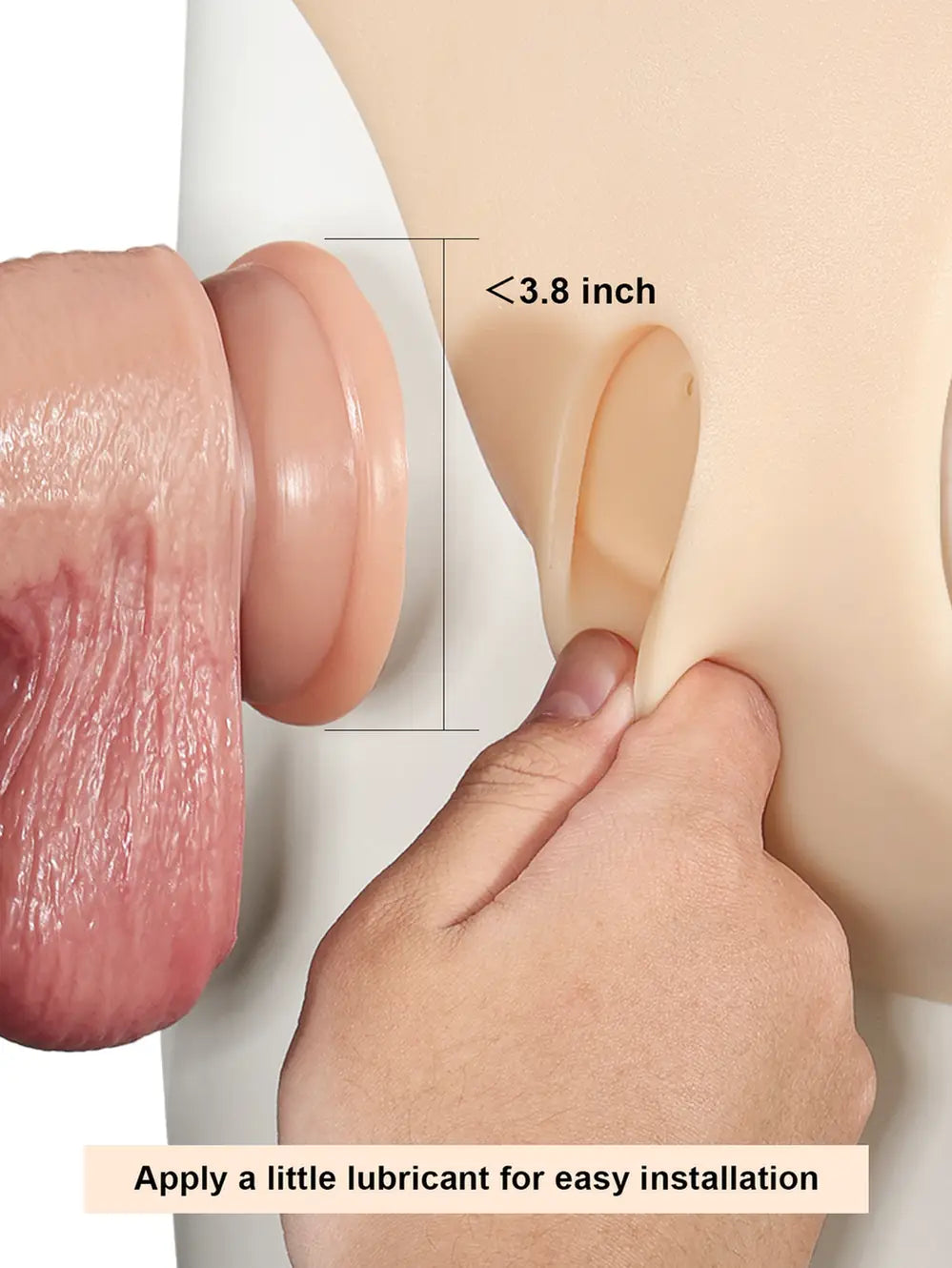 Star | Lifelike Silicone Strap-On without Dildo