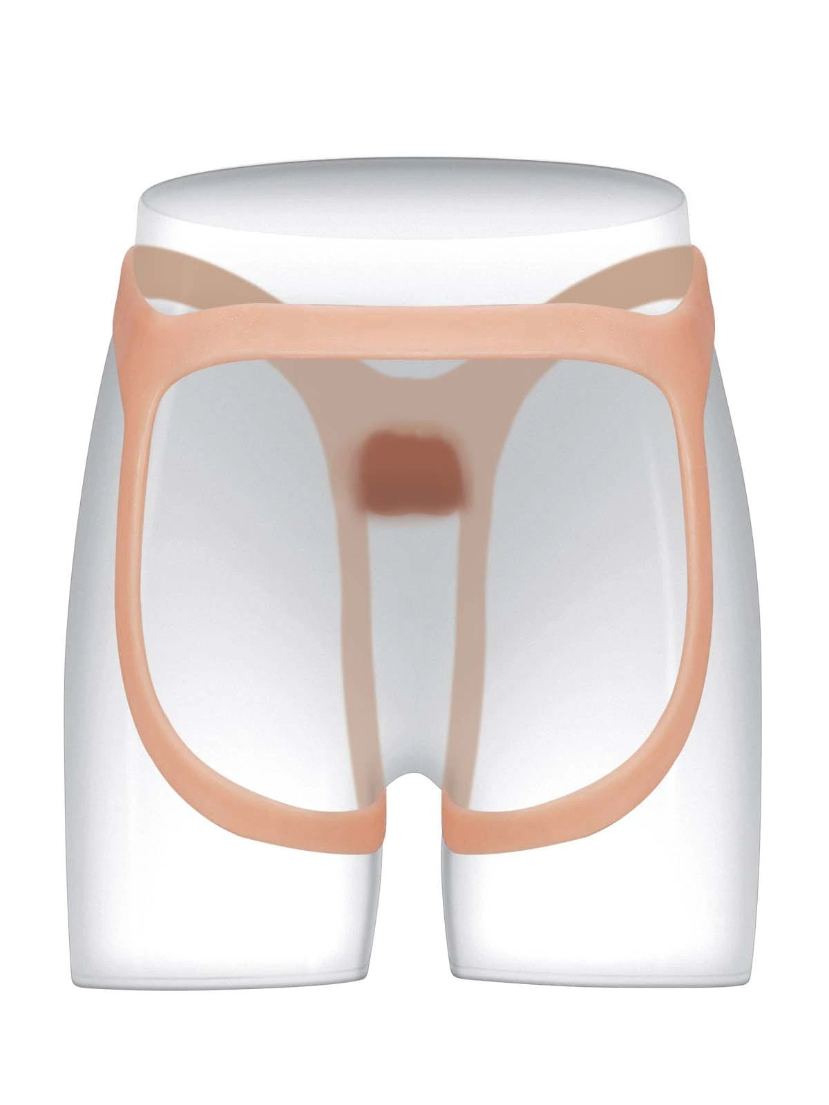 Emberfall | 7.5" x 2" Hollow Ultra Slim Open Ball Realistic Wearable  Strap-On Dildo