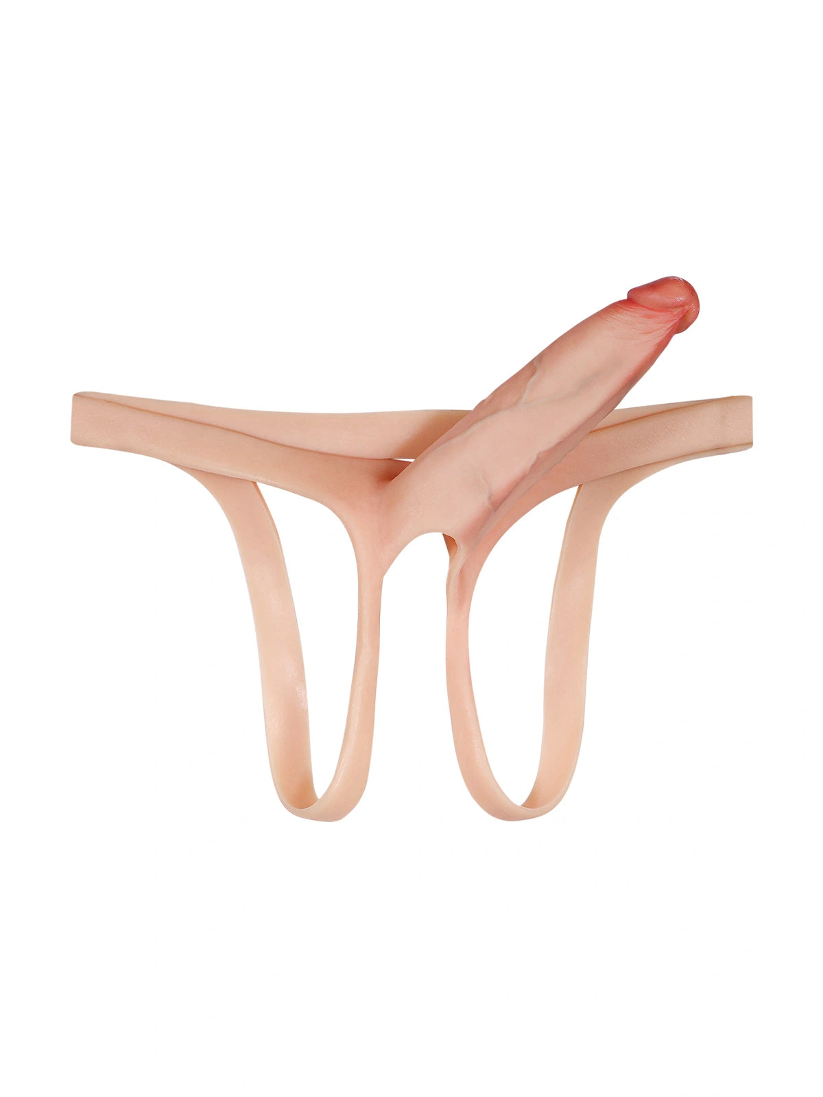 Emberfall | 7.5" x 2" Hollow Ultra Slim Open Ball Realistic Wearable  Strap-On Dildo