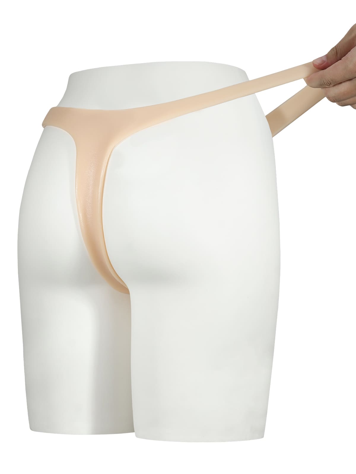 Correa de silicona con consolador anal vibrador para consolador con ventosa (consolador reemplazable no incluido)