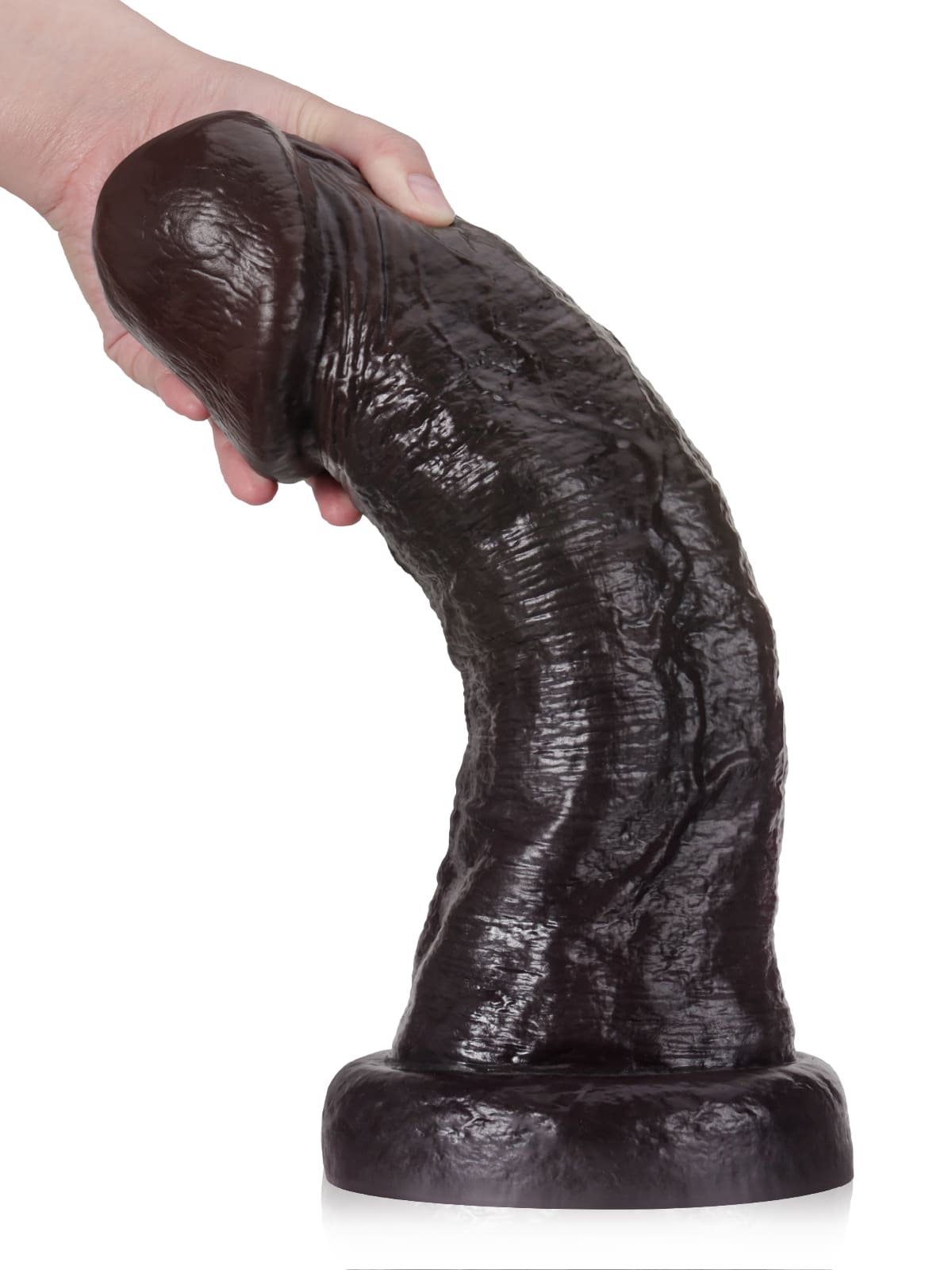 Turner 12" x 3.5" BBC Extreme Huge Anal Dildo Flesh Skin Silicone Soft Dildo