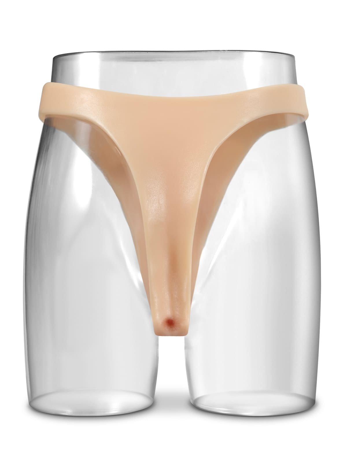 Correa de silicona con consolador anal vibrador para consolador con ventosa (consolador reemplazable no incluido)