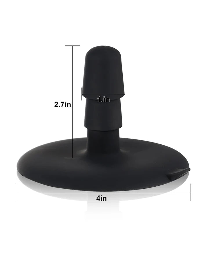 8.5" x 2.2" Tapered Curved Dildo with Raised Ridge and Veins